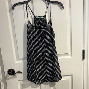 Maurices Black and White Patterned Camisole